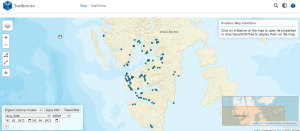 a map of svalbard via the website svalbard.no